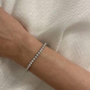 צמיד טניס 14K משובץ 6 קראט