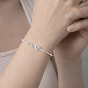 צמיד טניס 5.1 קראט LUMINA HEART