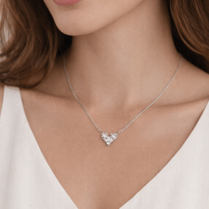 שרשרת לב 0.7 קראט מבצע Valentine's day