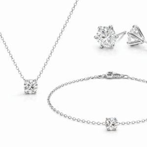 סט סוליטר יוקרתי במשקל כולל 3 קראט